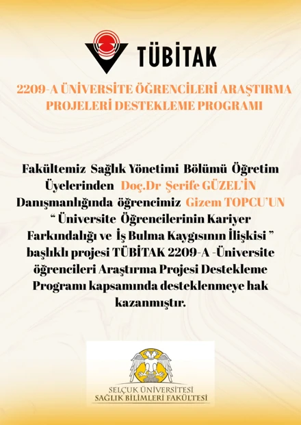 2209-A ÜNİVERSİTE ÖĞRENCİLERİ ARAŞTIRMA PROJELERİ DESTEKLEME PROGRAMI KAZANAN PROJELER